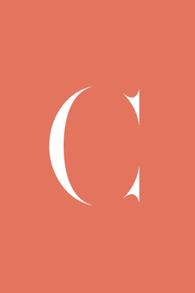 Femme Connection brand graphic: C monogram on coral