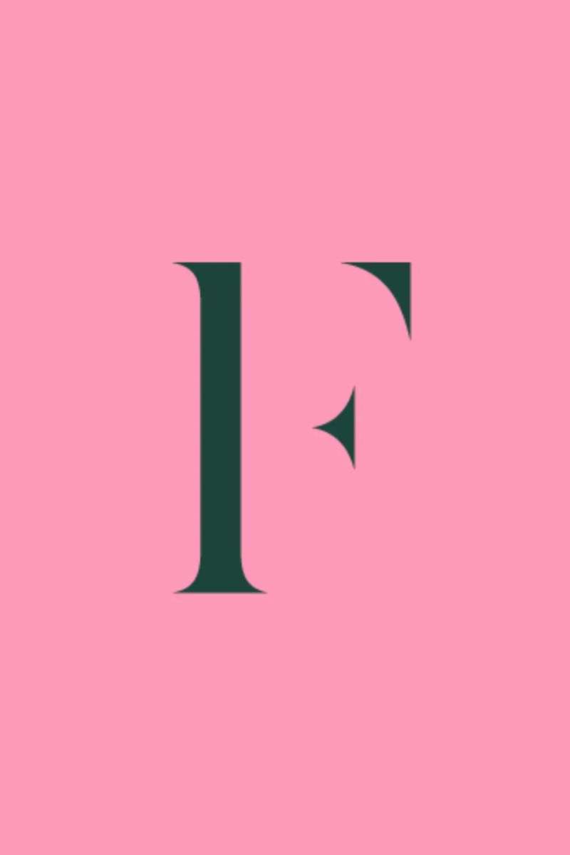 Femme Connection brand graphic: F monogram on pink
