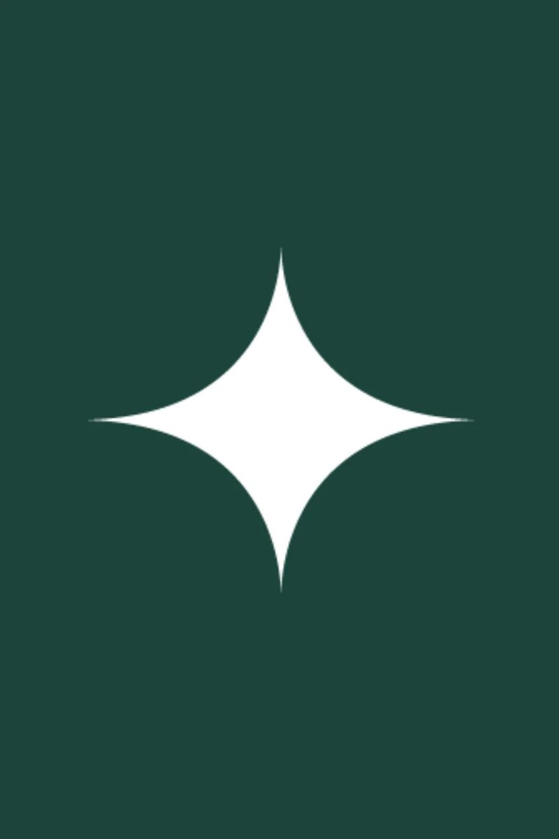 Femme Connection brand graphic: White star on green