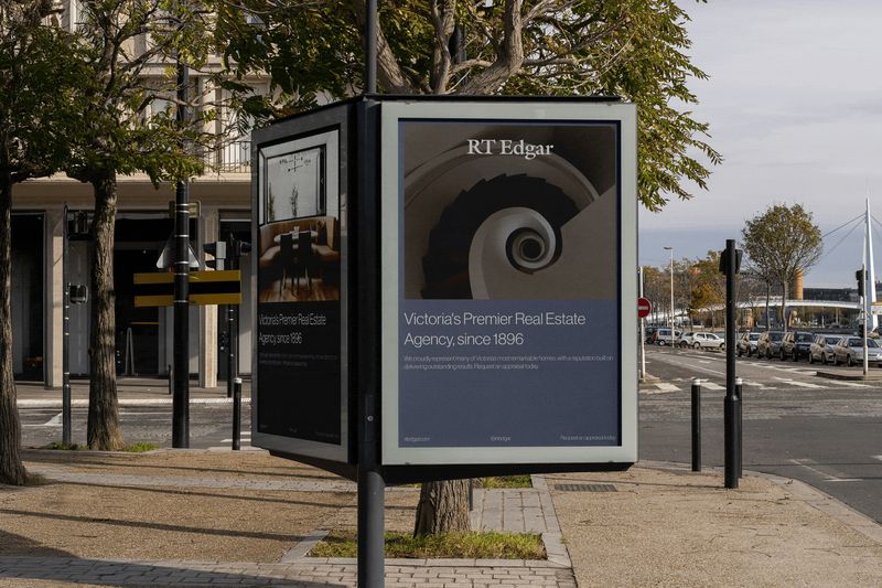 Double-sided RT Edgar street billboard