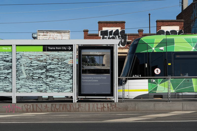 RT Edgar campaign board in the street