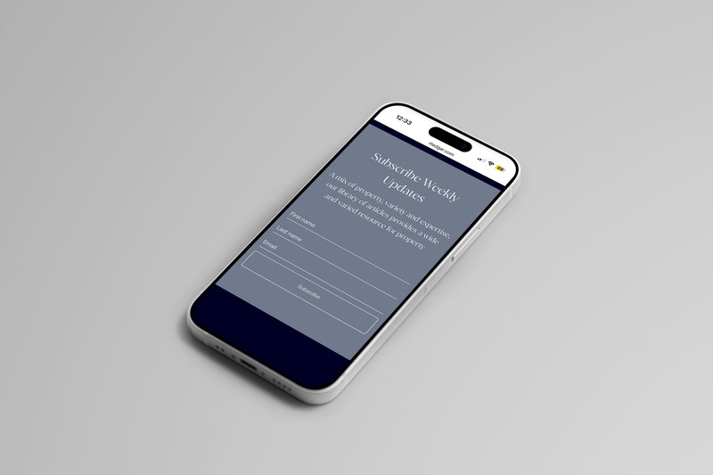 The new RT Edgar website on a phone
